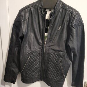 Moods of Norway leather biker jacket